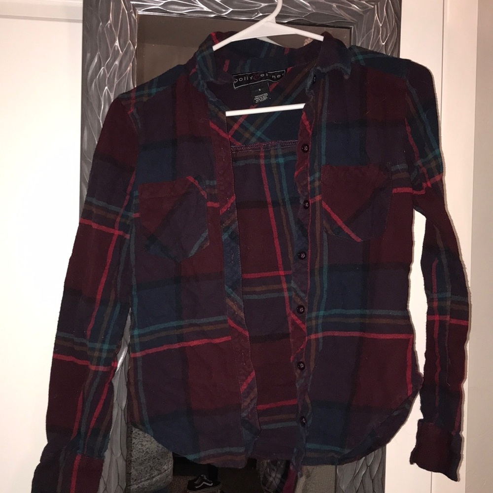 Plaid Button down